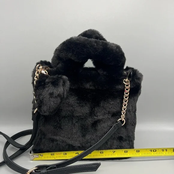 Juicy couture fluffy mini tote purse - Picture 4 of 11
